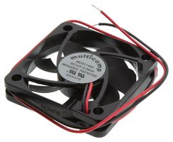 MULTICOMP MC011493 DC Axial Fan, 12 V, Square, 50 mm, 10 mm, Sleeve Bearing, 11 CFM