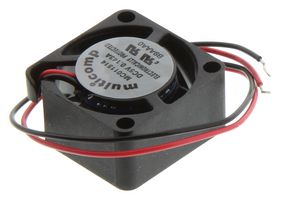 MULTICOMP MC011514 DC Axial Fan, 5 V, Square, 20 mm, 10 mm, Vapo Bearing, 1.5 CFM