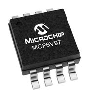 MICROCHIP MCP6V97-E/MS Operational Amplifier, 2 Channels, 10 MHz, 9.5 V/µs, 2.4V to 5.5V, MSOP, 8 Pins