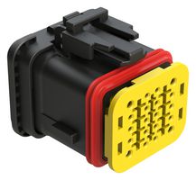AMPHENOL SINE/TUCHEL ATD06-20SA0 Automotive Connector Housing, Black, ATD Series, Plug, 20 Positions