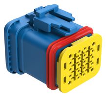 AMPHENOL SINE/TUCHEL ATD06-20SD0 Carcasa de Conector Automotriz, Azul, ATD Series, Macho, 20 Posiciones
