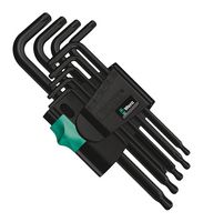 WERA 05024242001 967/9 TX 1 L-KEY SET, BLACKLASER, 9 PIEC