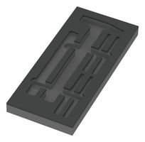 WERA 05137382001 9882 FOAM INSERT HAMMER SET 1, EMPTY, 172 X 30 X 392 MM ROHS COMPLIANT: YES