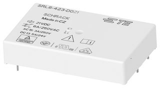 TE CONNECTIVITY - SCHRACK 2045890-7 Safety Relay, 21 VDC, 4PST-2NO, DPST-NC, Through Hole, 6 A, PC Pin
