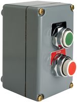 SCHNEIDER ELECTRIC 9001KYK27 Estación de Control, SPST-NO, SPST-NC, 2 Posiciones, Zinc, Harmony 9001K Series