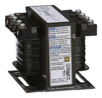 SQUARE D BY SCHNEIDER ELECTRIC 9070T100D4 Chassis Mount Transformer, Type T, Industrial Control, 277V, 120V, 100 VA, 50Hz / 60Hz