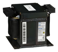SQUARE D BY SCHNEIDER ELECTRIC 9070T1000D5 Chassis Mount Transformer, Type T, Industrial Control, 550V, 575V, 600V, 110V, 115V, 120V, 1 kVA