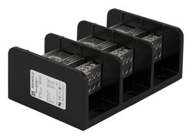 SQUARE D BY SCHNEIDER ELECTRIC 9080LBA365112 Panel Mount Barrier Terminal Block, 380 A, 600 V, 3 Pole, 1, Screw, 4 AWG