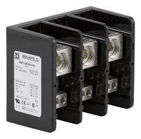 SQUARE D BY SCHNEIDER ELECTRIC 9080LBC363106 Panel Mount Barrier Terminal Block, 380 A, 600 V, 3 Pole, 1, Screw, 4 AWG