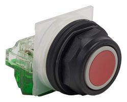 SQUARE D BY SCHNEIDER ELECTRIC 9001SKR1RH5 Pushbutton Switch, Harmony 9001SK Series, 30 mm, SPST-NO, Momentary Spring Return