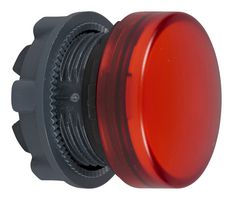 SCHNEIDER ELECTRIC ZB5AV04 Indicator Lens, Red, Round, 22 mm, Pilot Light Head, Schneider Harmony Pilot Lights