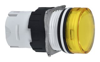 SCHNEIDER ELECTRIC ZB6AV5 Indicator Lens, Yellow, Round, 16 mm, Pilot Light Head