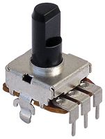 BOURNS PDB12-M4251-105BF Rotary Potentiometer, 1 Mohm, 1 Turns, Linear, 80 mW, ± 20%, PDB12 Series