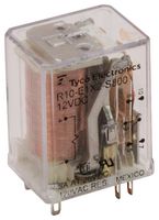 POTTER&BRUMFIELD - TE CONNECTIVITY R10-E1X2-S800 Power Relay, DPDT, 12 VDC, 5 A, R10 Series, Socket