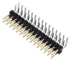 AMPHENOL COMMUNICATIONS SOLUTIONS 77317-804-30LF Pin Header, Board-to-Board, 2.54 mm, 2 Rows, 30 Contacts, Through Hole Right Angle