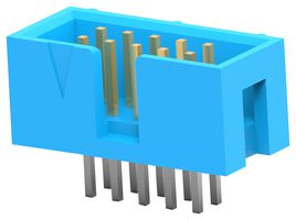 TE CONNECTIVITY - AMP 2-1761679-3 Pin Header, Wire-to-Board, 2.54 mm, 2 Rows, 10 Contacts, Through Hole Straight, AMP-Latch Series