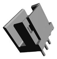 TE CONNECTIVITY - AMP 292133-3 Pin Header, Wire-to-Board, 2 mm, 1 Rows, 3 Contacts, Through Hole Straight, AMP CT Series