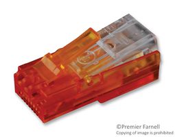 AMP - TE CONNECTIVITY 2213145-1 Conector Modular, RJ45 Plug, 1 x 1 (Puerto), 8P2C, Montaje de cable