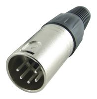MULTICOMP PRO PS000015 Conector XLR, 5 Contactos, Macho, Montaje de cable, Contactos con Recubrimiento de Plata