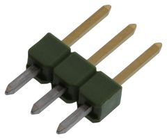 TE CONNECTIVITY - AMP 826646-3 Pin Header, Board-to-Board, 2.54 mm, 1 Rows, 3 Contacts, Through Hole Straight, AMPMODU Series