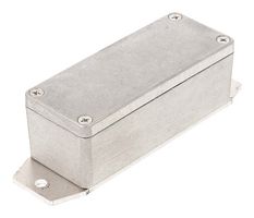 HAMMOND 1550Z102F Metal Enclosure, w/ Flange, Instrument, Diecast Aluminum, 90 mm, 36 mm, 30 mm, IP66, IP67, IP68