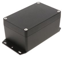 HAMMOND 1550Z108FBK Metal Enclosure, w/ Flange, Instrument, Diecast Aluminum, 125 mm, 80 mm, 59 mm, IP66, IP67, IP68