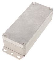 HAMMOND 1550Z109F Metal Enclosure, w/ Flange, Instrument, Diecast Aluminum, 150 mm, 64 mm, 36 mm, IP66, IP67, IP68
