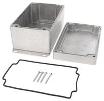 HAMMOND 1550Z117F Metal Enclosure, w/ Flange, Instrument, Diecast Aluminum, 160 mm, 100 mm, 81 mm, IP66, IP67, IP68