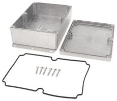 HAMMOND 1550Z120F Metal Enclosure, w/ Flange, Instrument, Diecast Aluminum, 171 mm, 121 mm, 55 mm, IP66, IP67, IP68
