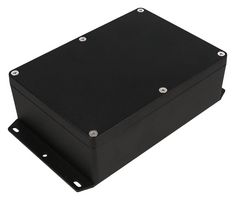 HAMMOND 1550Z120FBK Metal Enclosure, w/ Flange, Instrument, Diecast Aluminum, 171 mm, 121 mm, 55 mm, IP66, IP67, IP68