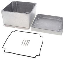 HAMMOND 1550Z139F Metal Enclosure, w/ Flange, Instrument, Diecast Aluminum, 159 mm, 159 mm, 102 mm, IP66, IP67, IP68