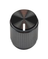VISHAY ACCKMR1316NLT14 Perilla, Round Shaft, 6.35 mm, Aluminium, Redondo con Línea Indicadora Superficial, 13 mm