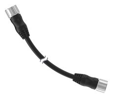 BANNER ENGINEERING BC-M23F12-M23M12-22-15 Cable de Sensor, 22AWG, s/Blindaje, Negro, M23 Hembra, M23 Macho, 12 Contactos, 15 m, 49.2 ft