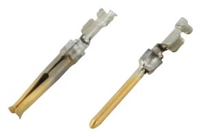 AMPHENOL SINE/TUCHEL VN01 015 0046 1 Circular Connector Contact, 14+PE Contact, Signalmate C091 Series, Pin, Crimp, 20 AWG, 22 AWG