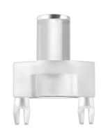 BIVAR GVLP-300-F Light Pipe, 0.3 ", 1 Pipes, Circular with Flat Top, PC Board, Transparent, GVLP Series