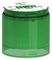 SCHNEIDER ELECTRIC XV6C23 Light Module, Green, Steady, 24 V, IP65, -25 to 50 °C, 2.4" Dia, 2.4" H, Harmony XV6 Series