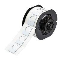 BRADY B30EP-167U-593-WT Panel Label, Raised Die-Cut, Polyester, White, 30.5mm x 38.1mm, 200/Pack