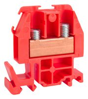 SQUARE D BY SCHNEIDER ELECTRIC 9080GRS6 DIN Rail Mount Terminal Block, Orange, 2 Positions, 22 AWG, 8 AWG, Screw, 60 A
