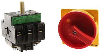 EATON MOELLER P3-100/EA/SVB Switch Disconnector, 3 Pole, 690 V, 100 A, IP65, Screw, Front Mount