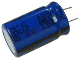 VISHAY MAL215064222E3 Electrolytic Capacitor, 2200 µF, 10 V, ± 20%, PC Pin, 2000 hours @ 105°C, Polar