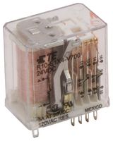 POTTER&BRUMFIELD - TE CONNECTIVITY R10-E1X4-V700 General Purpose Relay, R10 Series, Power, Non Latching, 4PDT, 24 VDC, 5 A