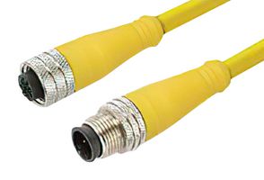 MOLEX / BRAD 1200660696 Cable de Sensor, Receptáculo Micro-Change, Plug Micro-Change, 4 Contactos, 12 m, 39.37 ft