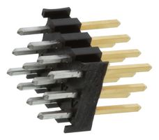AMP - TE CONNECTIVITY 5-103817-2 Cabezal de Pin, Tarjeta-a-Tarjeta, 2.54 mm, 3 Líneas, 12 Contactos, Recto Agujero Pasante