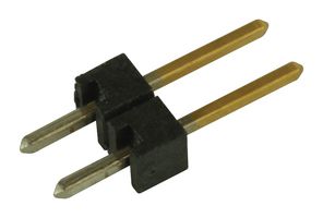 AMP - TE CONNECTIVITY 5-146261-1 Pin Header, Board-to-Board, 2 Rows, 2 Contacts, Through Hole Straight, AMPMODU Mod II Series