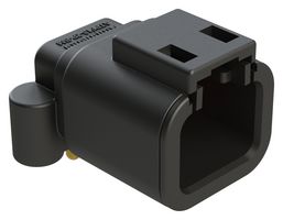 AMPHENOL SINE/TUCHEL ATPF13-2P-BM11 Automotive Connector, BoardLock ATP Series, Right Angle Receptacle, 2 Contacts, PCB Pin