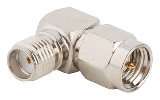 AMPHENOL RF 901-9988-RFX RF / Coaxial Adapter, SMA, Plug, SMA, Jack, Right Angle Adapter, 50 ohm