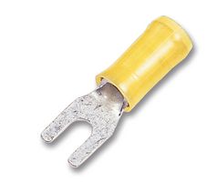AMP - TE CONNECTIVITY 130625 Fork / Spade Tongue Terminal, PIDG Series, 12AWG to 10AWG, 6.64 mm², M6, 1/4", Nylon (Polyamide)
