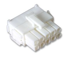 AMP - TE CONNECTIVITY 794196-1 Connector Housing, Mini Universal MATE-N-LOK 2 Series, Plug, 10 Positions, 4.14 mm