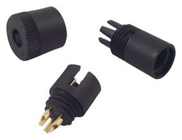 BINDER 09 9747 70 03 Circular Connector, Subminiature Circular Connector, 719 Series, Cable Mount Plug, 3 Contacts