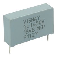 VISHAY MKP1848C51080JK2 Capacitor de Película de Potencia, Metallized PP, Caja Radial - 2 Pines, 1 µF, ± 5%, Enlace CD